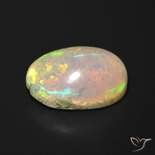 9,17 ctw natürlicher Mehrfarbig Opal, Oval, Lichtdurchlässig