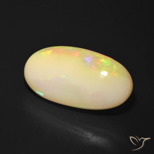 9,17 ctw natürlicher Mehrfarbig Opal, Oval, Lichtdurchlässig