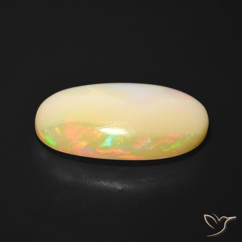 9,17 ctw natürlicher Mehrfarbig Opal, Oval, Lichtdurchlässig