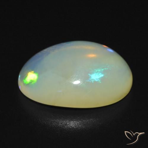 9,17 ctw natürlicher Mehrfarbig Opal, Oval, Transparent