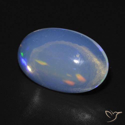 9,17 ctw natürlicher Mehrfarbig Opal, Oval, Transparent
