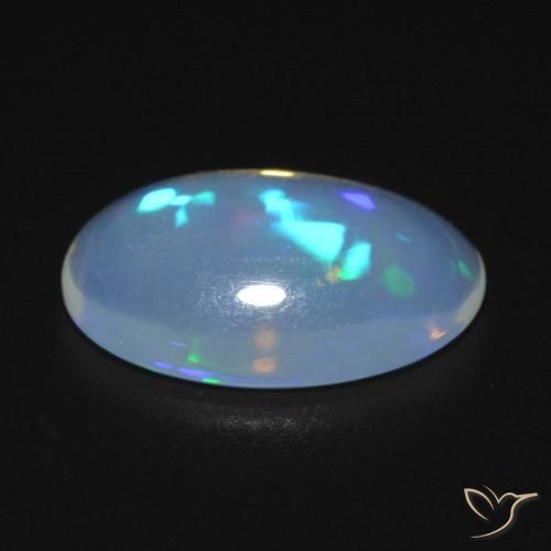 9,17 ctw natürlicher Mehrfarbig Opal, Oval, Transparent