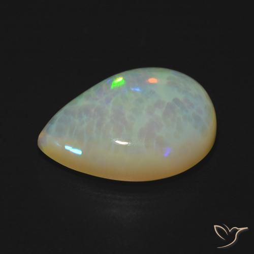 9,17 ctw natürlicher Mehrfarbig Opal, Birnenform, Transparent