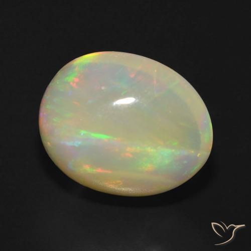 9,17 ctw natürlicher Mehrfarbig Opal, Oval, Transparent