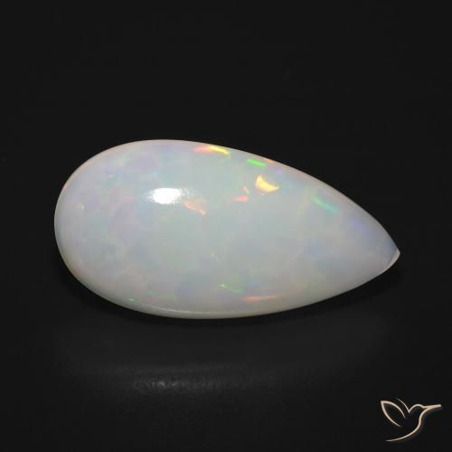 9,17 ctw natürlicher Mehrfarbig Opal, Birnenform, Lichtdurchlässig