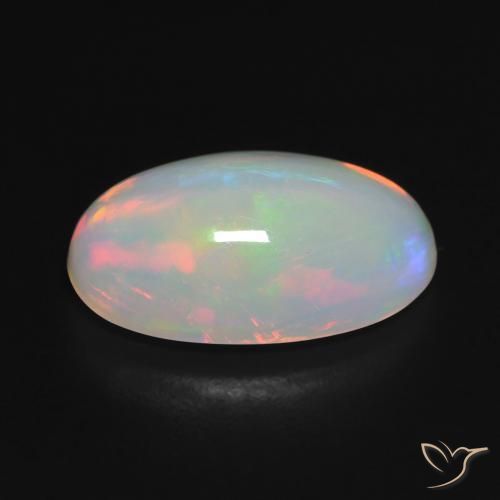 9,17 ctw natürlicher Mehrfarbig Opal, Oval, Transparent