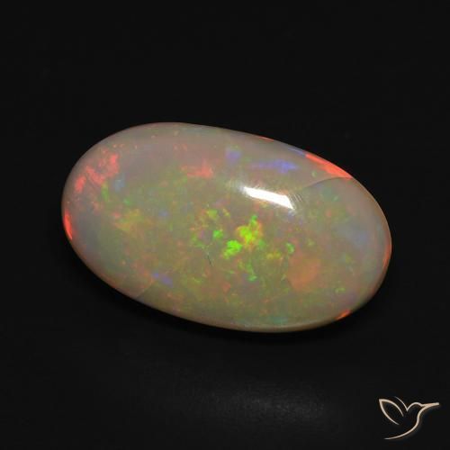 9,17 ctw natürlicher Mehrfarbig Opal, Oval, Lichtdurchlässig