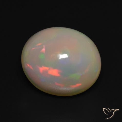 9,17 ctw natürlicher Mehrfarbig Opal, Oval, Lichtdurchlässig