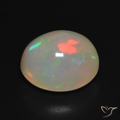 9,17 ctw natürlicher Mehrfarbig Opal, Oval, Lichtdurchlässig