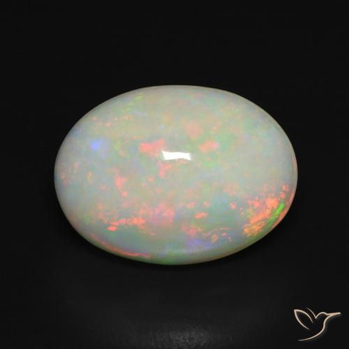 9,17 ctw natürlicher Mehrfarbig Opal, Oval, Lichtdurchlässig
