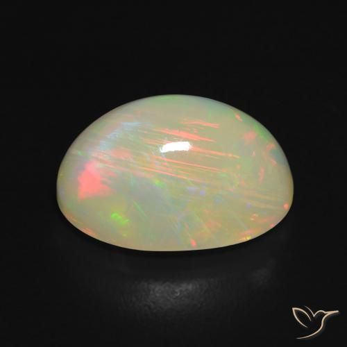 9,17 ctw natürlicher Mehrfarbig Opal, Oval, Transparent