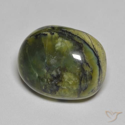 9,17 ctw natürlicher Waldgrün Opal, Oval, Lichtundurchlässig