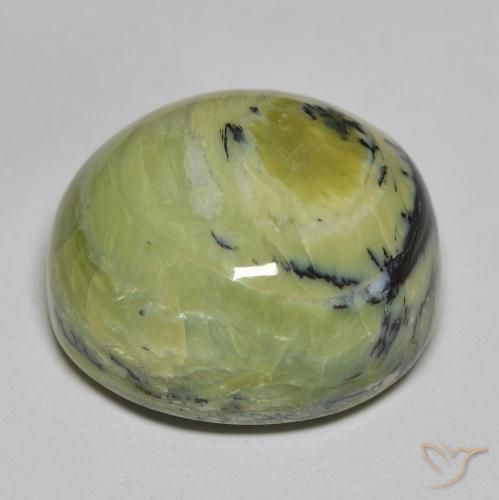 9,17 ctw natürlicher Mittelgrün Opal, Oval, Lichtundurchlässig
