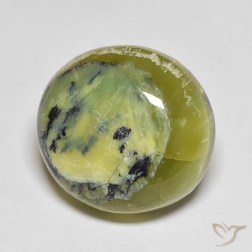 9,17 ctw natürlicher Warmes Grün Opal, Oval, Lichtundurchlässig