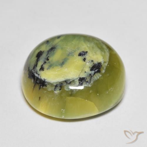 9,17 ctw natürlicher Warmes Grün Opal, Oval, Lichtundurchlässig