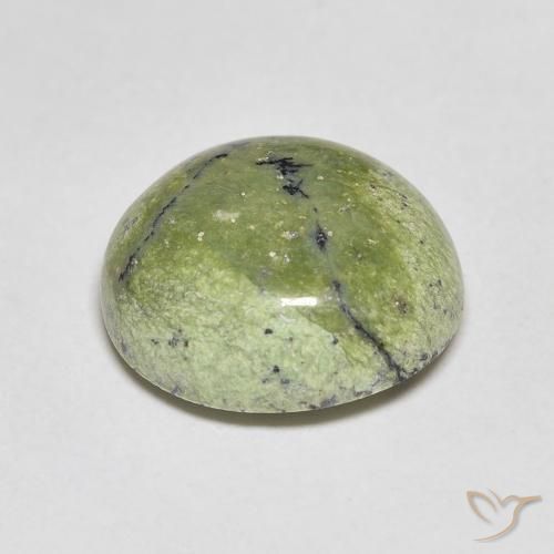 9,17 ctw natürlicher gelblich-grün Opal, Oval, Lichtundurchlässig