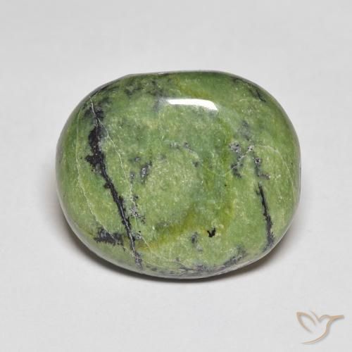 8.14ct Natürlicher Erde Grün Opal, Oval, Lichtundurchlässig, Photo A