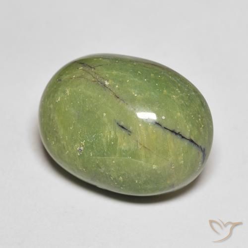 9,17 ctw natürlicher Warmes Grün Opal, Oval, Lichtundurchlässig