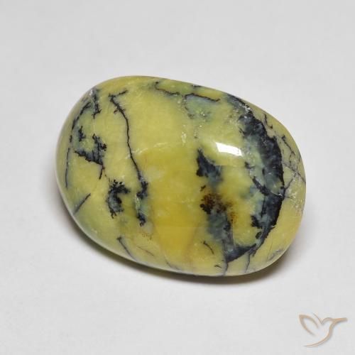 9,17 ctw natürlicher Warmes Grün Opal, Oval, Lichtundurchlässig