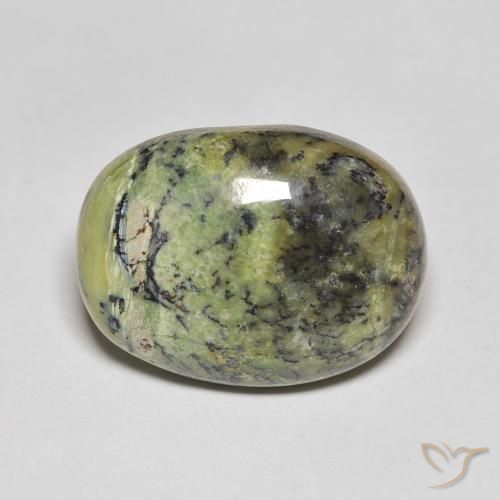 10.37ct Natürlicher Erde Grün Opal, Oval, Lichtundurchlässig