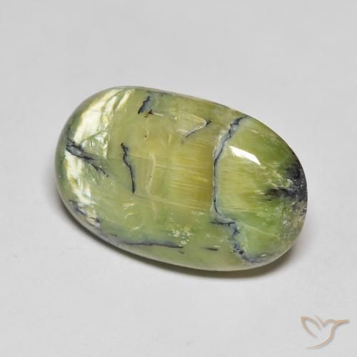 9,17 ctw natürlicher Warmes Grün Opal, Oval, Lichtundurchlässig