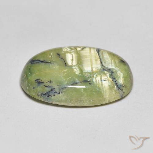 9,17 ctw natürlicher Warmes Grün Opal, Oval, Lichtundurchlässig