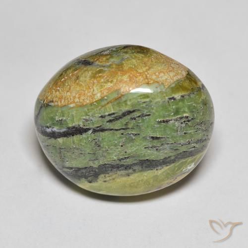 16.51ct Natürlicher Erde Grün Opal, Oval, Lichtundurchlässig