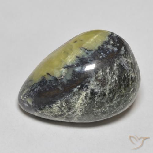 13.00ct Natürlicher Mehrfarbig Opal, Birnenform, Lichtundurchlässig
