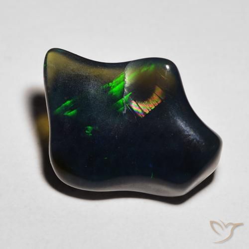 5.14ct Natürlicher Mehrfarbig Opal, Fantasie, Lichtdurchlässig