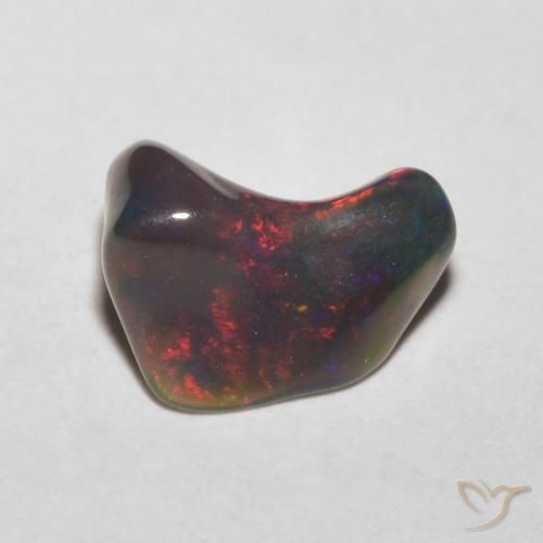 0.83ct Natürlicher Mehrfarbig Opal, Fantasie, Lichtdurchlässig