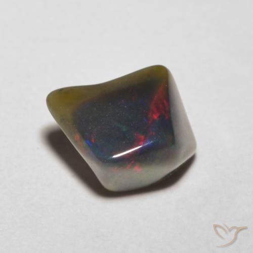 0.90ct Natürlicher Mehrfarbig Opal, Fantasie, Lichtdurchlässig