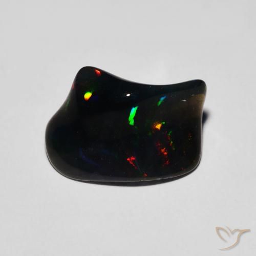 2.51ct Natürlicher Mehrfarbig Opal, Fantasie, Lichtdurchlässig