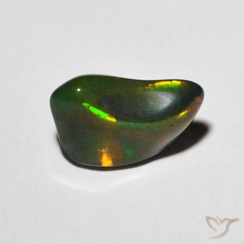 1.60ct Natürlicher Mehrfarbig Opal, Fantasie, Lichtdurchlässig, Photo A