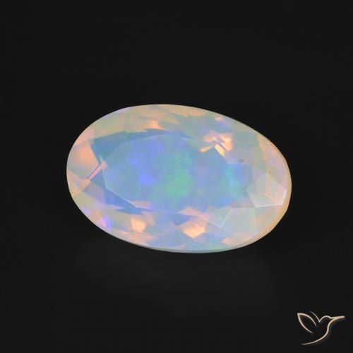 9,17 ctw natürlicher Mehrfarbig Opal, Oval, Transparent