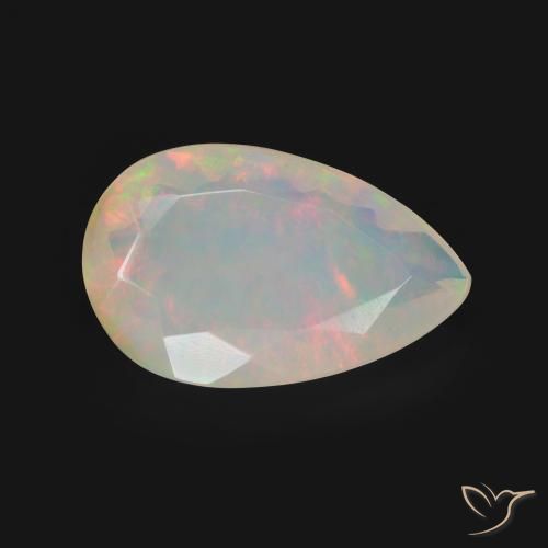 9,17 ctw natürlicher Mehrfarbig Opal, Birnenform, Transparent
