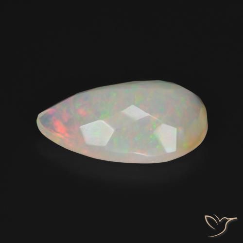 9,17 ctw natürlicher Mehrfarbig Opal, Birnenform, Transparent