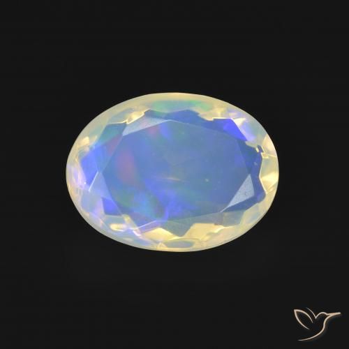 2.32ct Natürlicher Mehrfarbig Opal, Oval, Transparent
