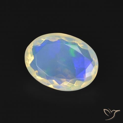 9,17 ctw natürlicher Mehrfarbig Opal, Oval, Transparent