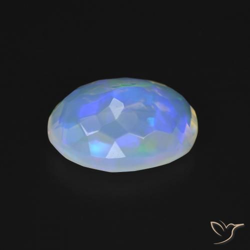 9,17 ctw natürlicher Mehrfarbig Opal, Oval, Transparent