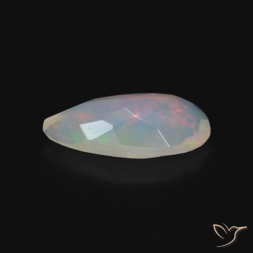 9,17 ctw natürlicher Mehrfarbig Opal, Birnenform, Transparent