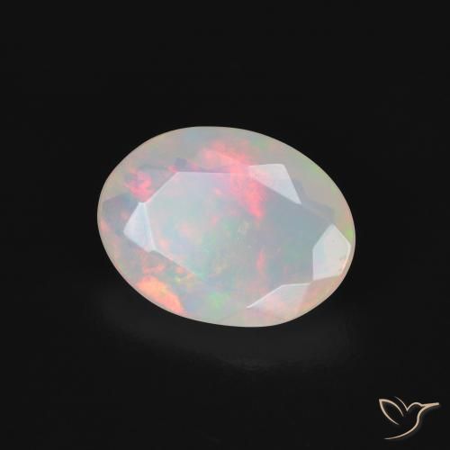 9,17 ctw natürlicher Mehrfarbig Opal, Oval, Transparent