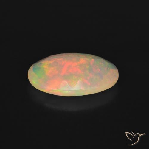 9,17 ctw natürlicher Mehrfarbig Opal, Oval, Transparent