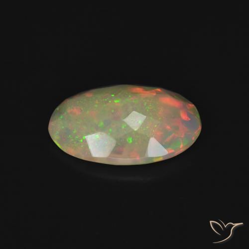 9,17 ctw natürlicher Mehrfarbig Opal, Oval, Transparent