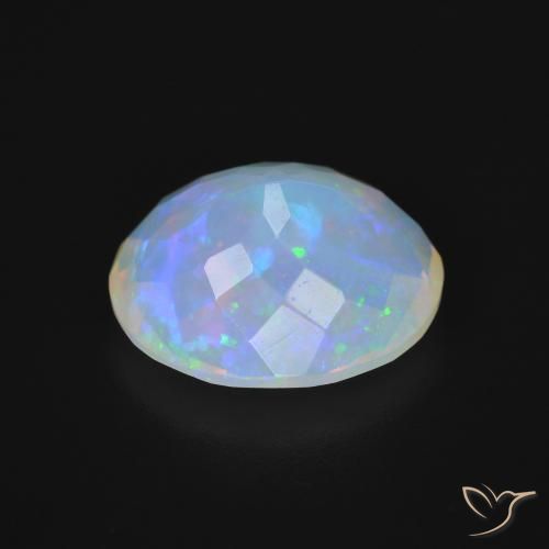9,17 ctw natürlicher Mehrfarbig Opal, Oval, Transparent