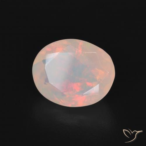 9,17 ctw natürlicher Mehrfarbig Opal, Oval, Transparent