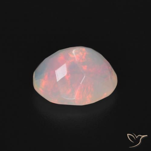 9,17 ctw natürlicher Mehrfarbig Opal, Oval, Transparent