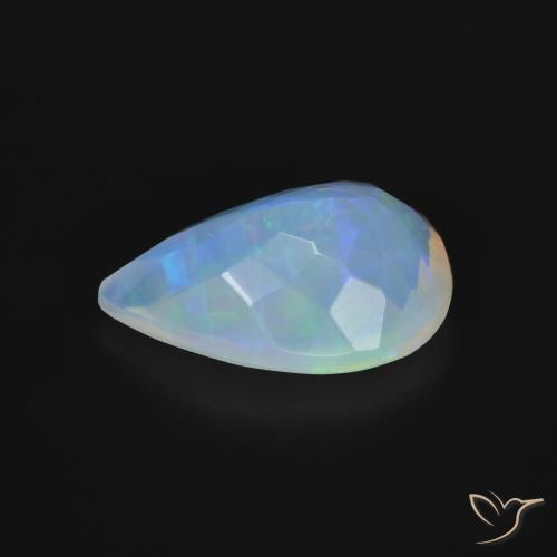 9,17 ctw natürlicher Mehrfarbig Opal, Birnenform, Transparent