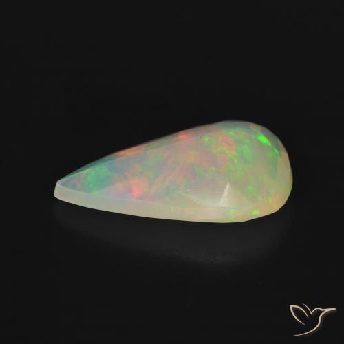 9,17 ctw natürlicher Mehrfarbig Opal, Birnenform, Transparent