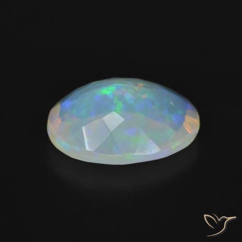9,17 ctw natürlicher Mehrfarbig Opal, Oval, Transparent