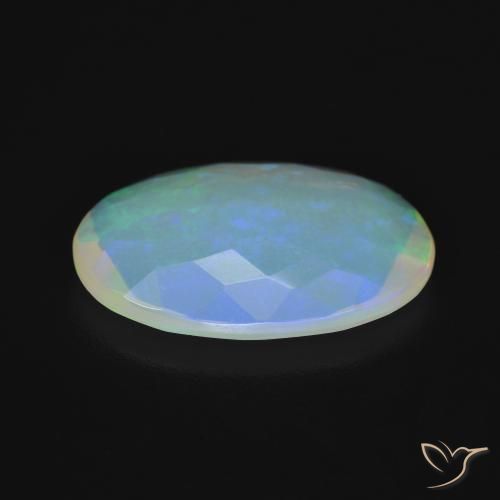 9,17 ctw natürlicher Mehrfarbig Opal, Oval, Transparent